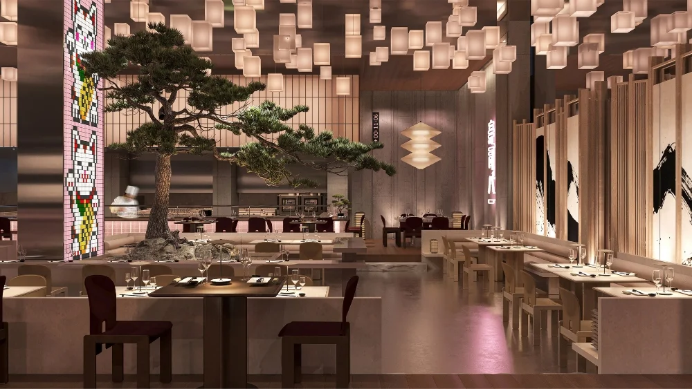 Ambiance of Fine Dining in Dubai at Ram&Roll